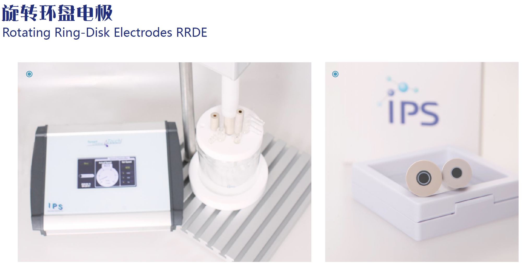 旋转环盘电极RRDE(图1)