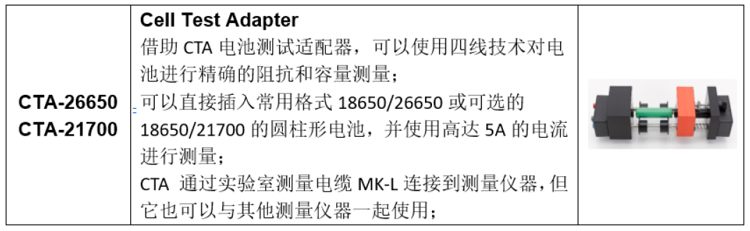 从锂离子单电池到电池组再到电池系统的电化学测试附件(图1)